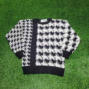 Vintage 90s Laure-Daniels Sweater Womens M 18x23 Colorblock